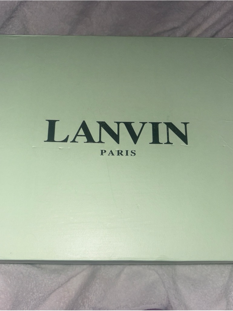 Lanvin Mint Green Branded Box